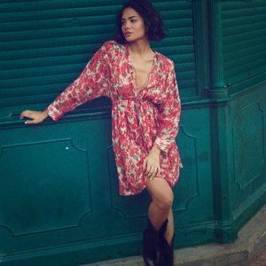 NWT ! The Kooples Chiffon Cherry blossom dress